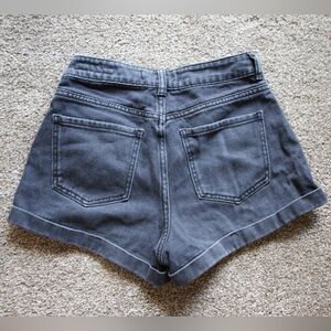 Women's Black Denim “Mom Shorts” from Pacsun (size 24)